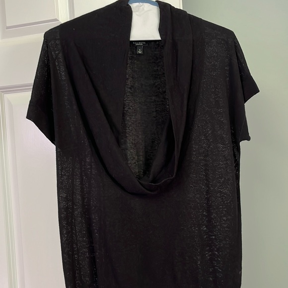 Talbots Black Short Sleeve Top - Picture 1 of 6